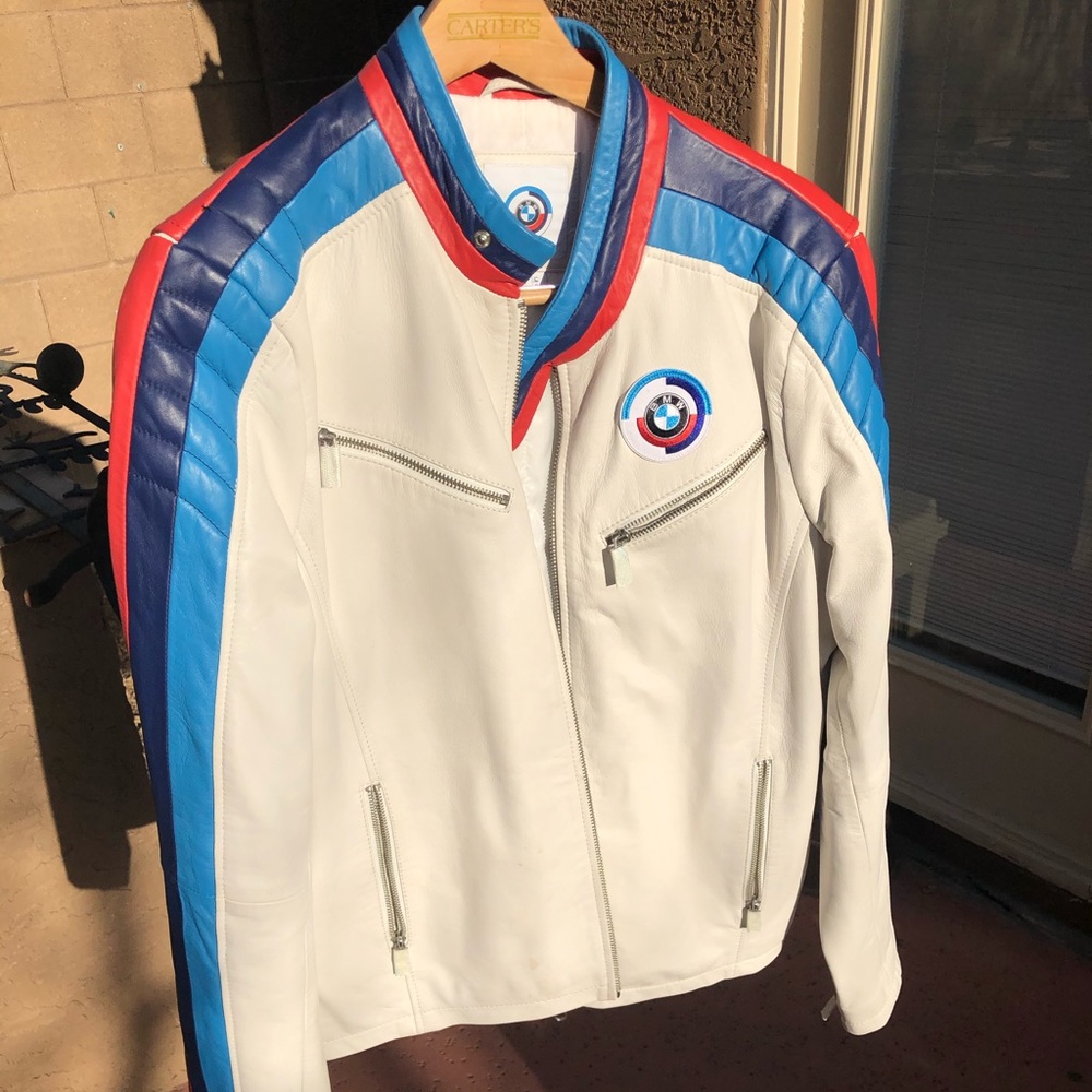 BMW unisex Leather Jacket